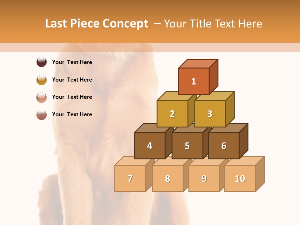 Retriever Golden Yellow PowerPoint Template