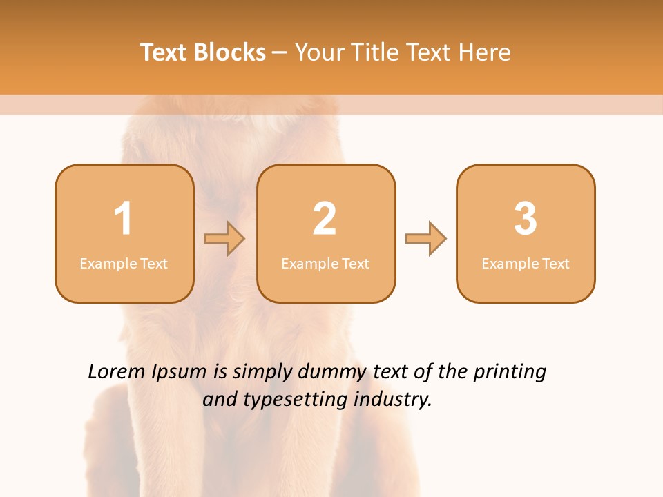 Retriever Golden Yellow PowerPoint Template