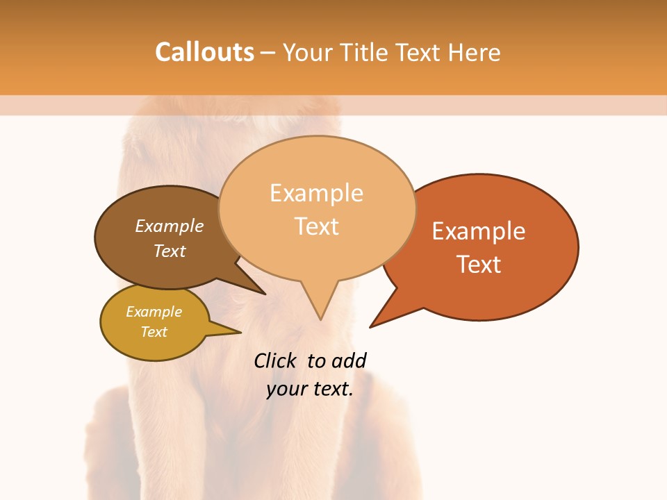Retriever Golden Yellow PowerPoint Template
