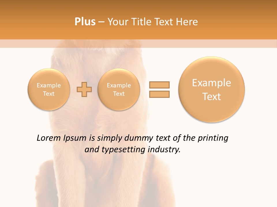 Retriever Golden Yellow PowerPoint Template