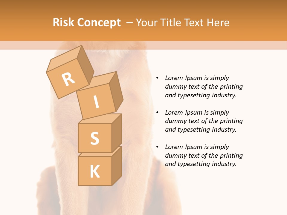 Retriever Golden Yellow PowerPoint Template