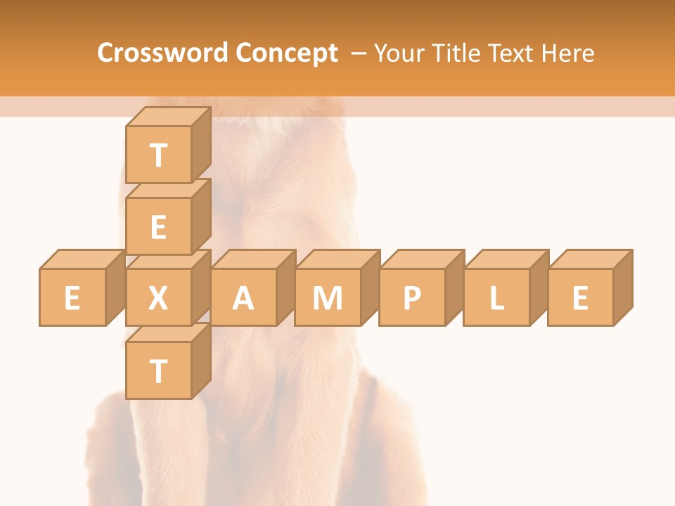 Retriever Golden Yellow PowerPoint Template