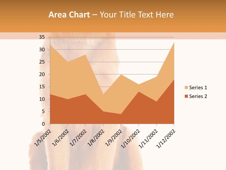 Retriever Golden Yellow PowerPoint Template
