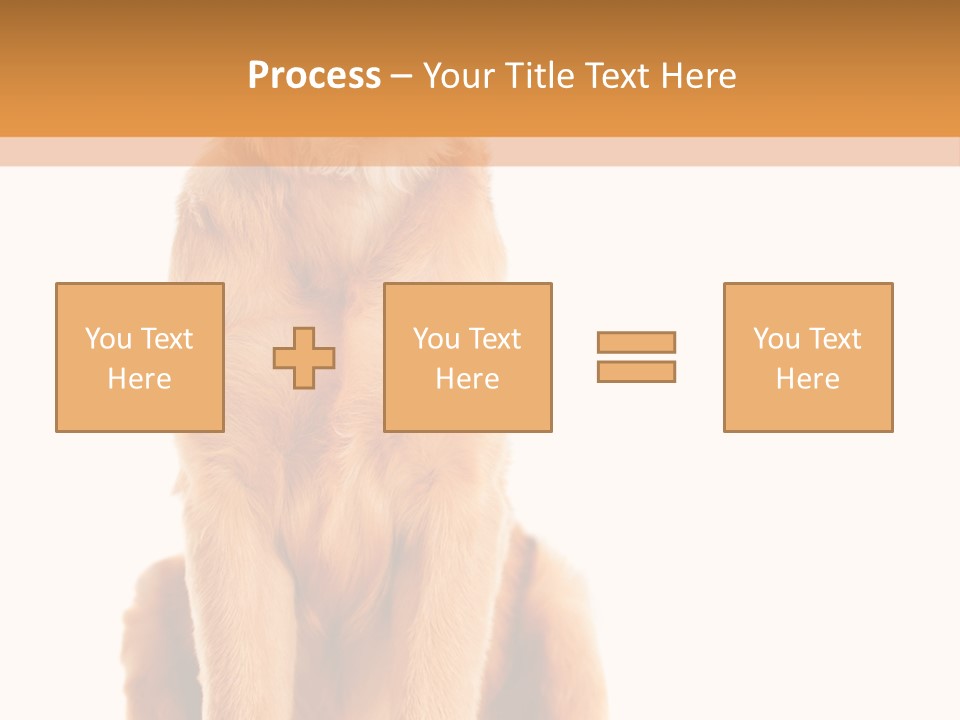 Retriever Golden Yellow PowerPoint Template