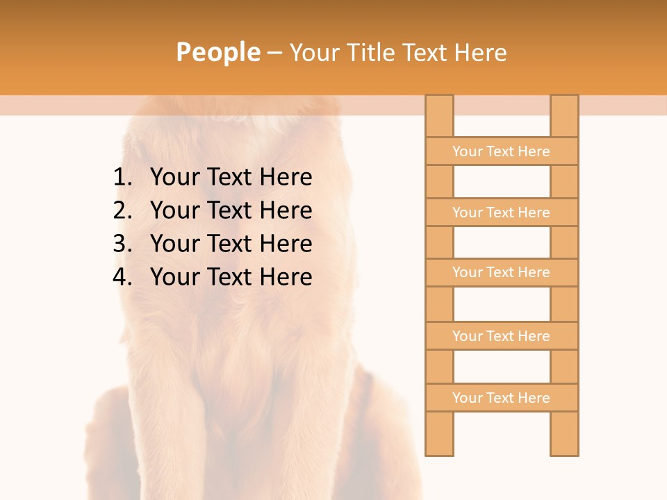 Retriever Golden Yellow PowerPoint Template