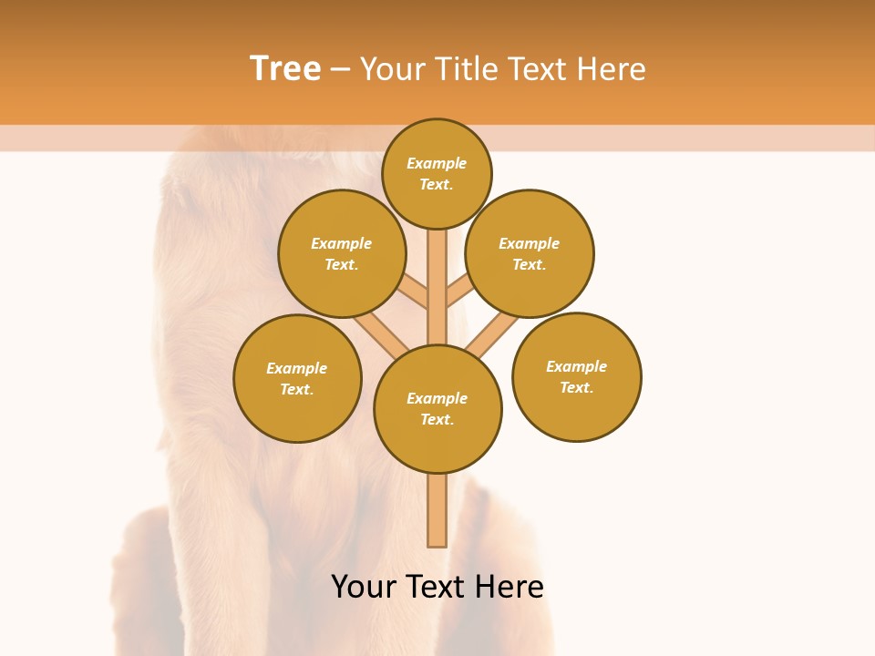 Retriever Golden Yellow PowerPoint Template