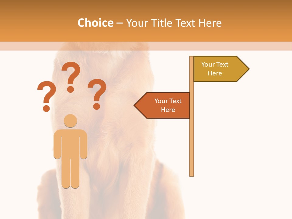 Retriever Golden Yellow PowerPoint Template