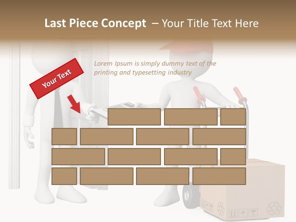 Fragile Cargo Occupation PowerPoint Template