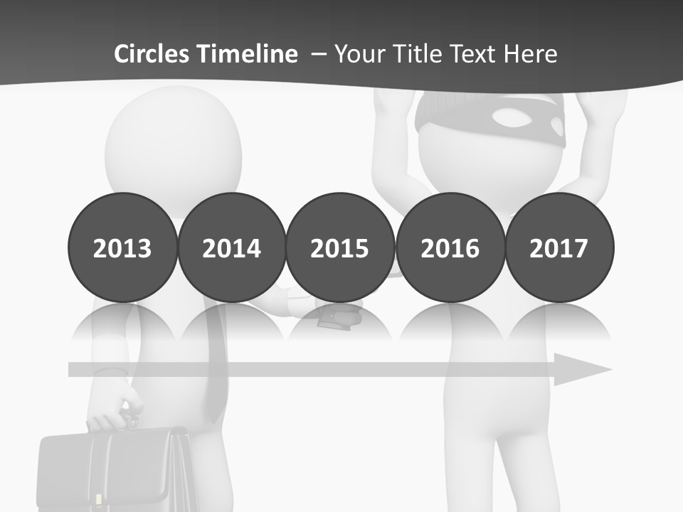 Isolated Render White PowerPoint Template