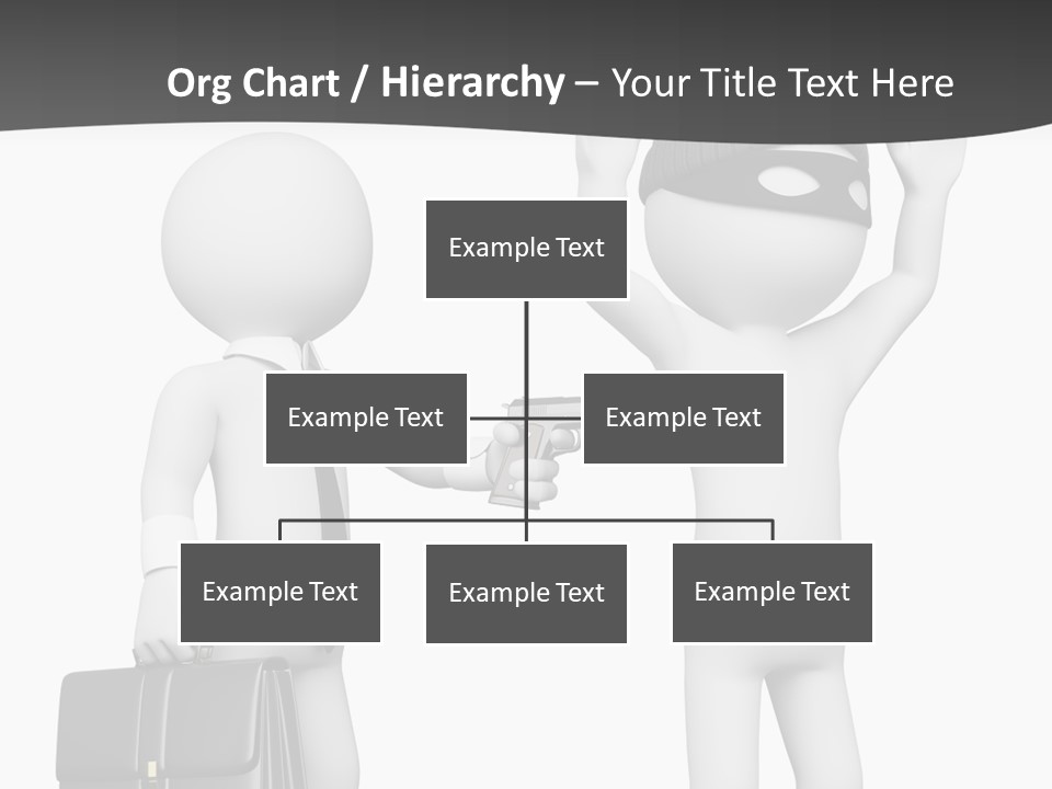 Isolated Render White PowerPoint Template
