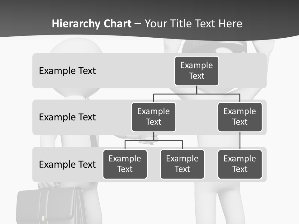 Isolated Render White PowerPoint Template