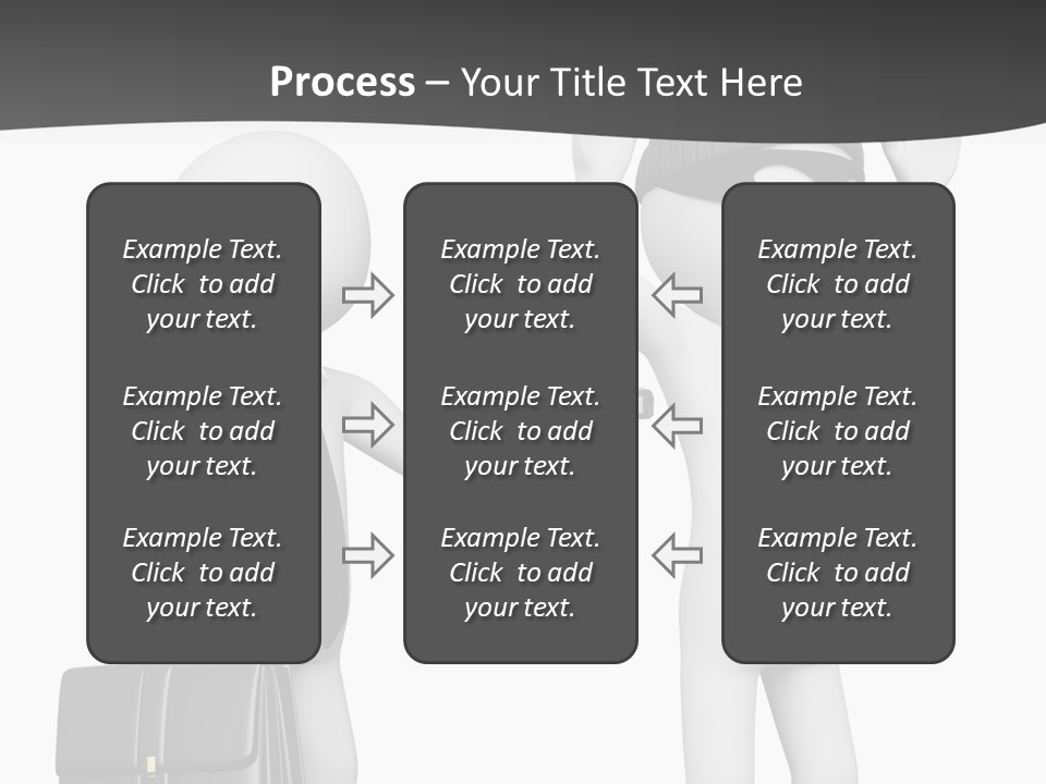 Isolated Render White PowerPoint Template