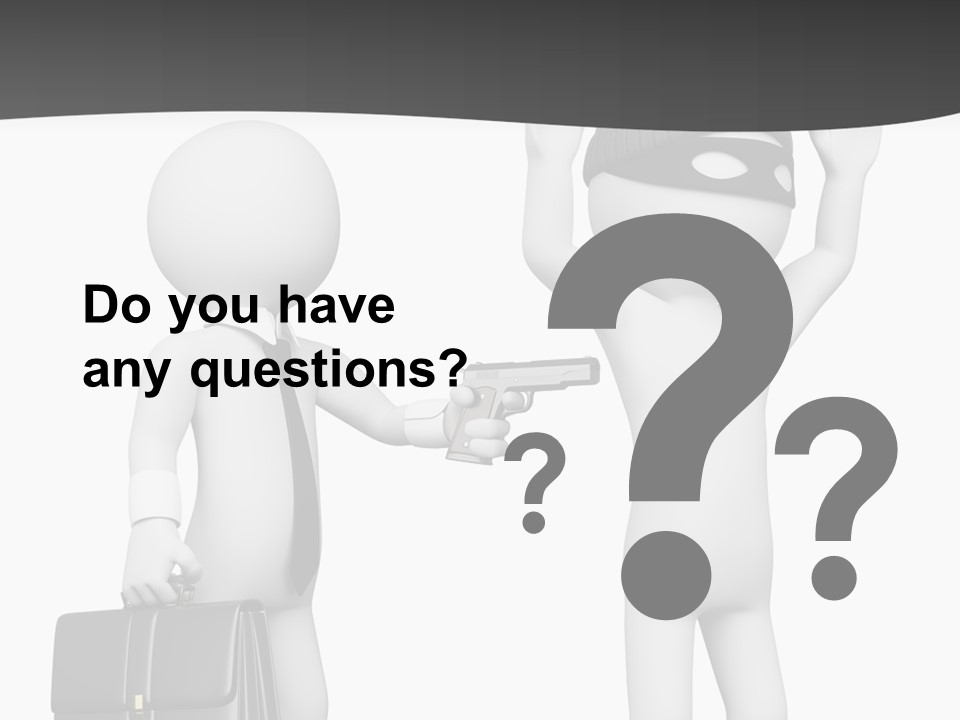 Isolated Render White PowerPoint Template