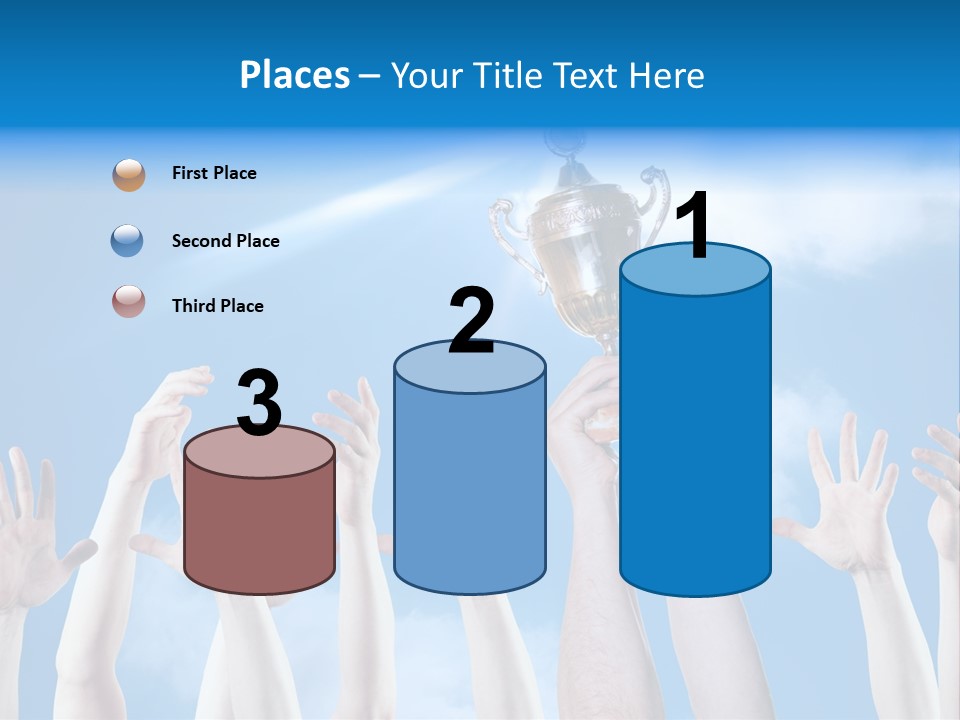 Goblet Perfection Trophy PowerPoint Template