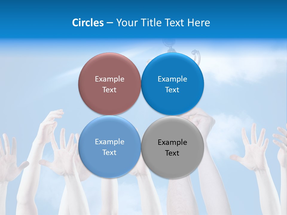 Goblet Perfection Trophy PowerPoint Template