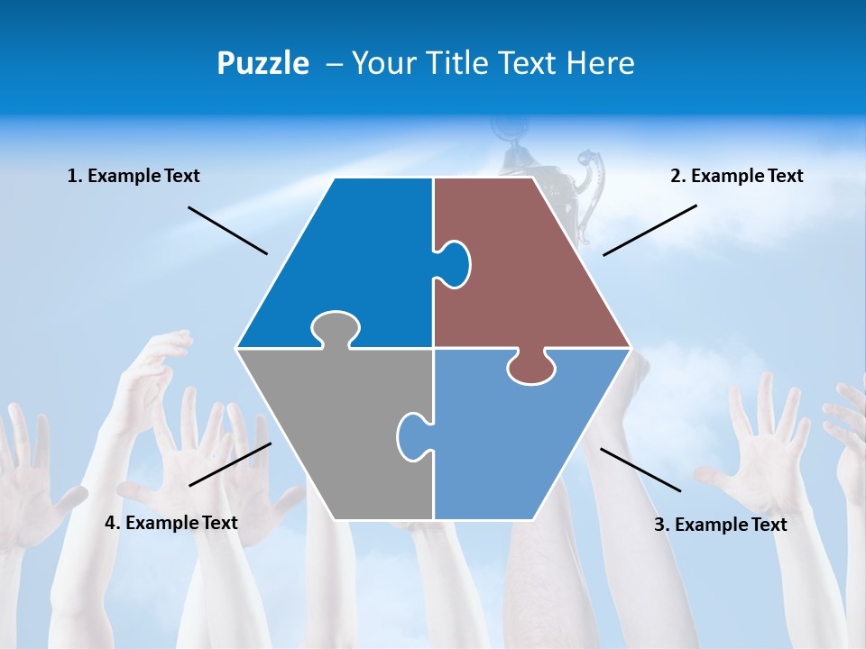 Goblet Perfection Trophy PowerPoint Template