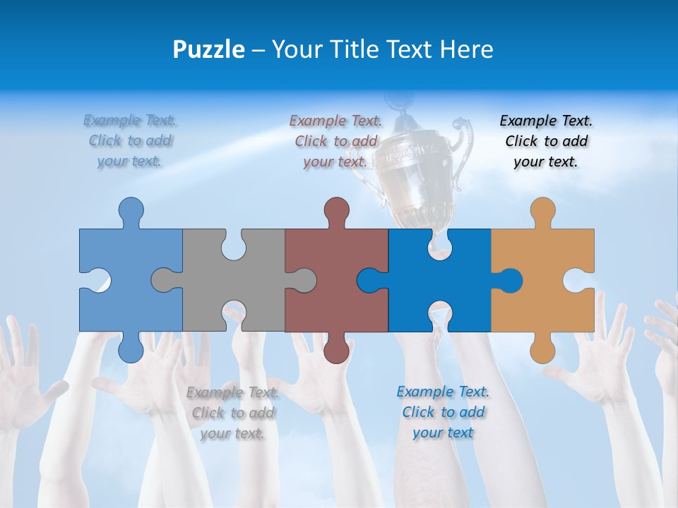 Goblet Perfection Trophy PowerPoint Template