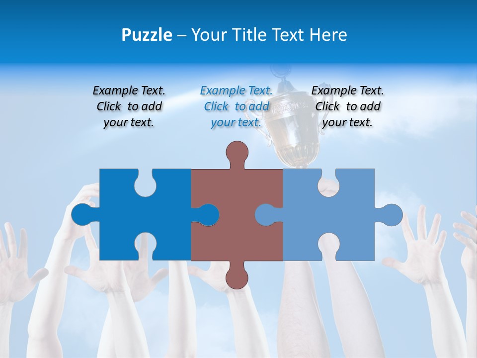 Goblet Perfection Trophy PowerPoint Template