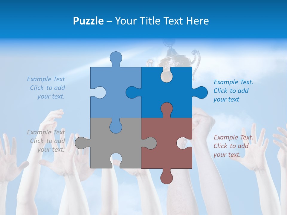 Goblet Perfection Trophy PowerPoint Template
