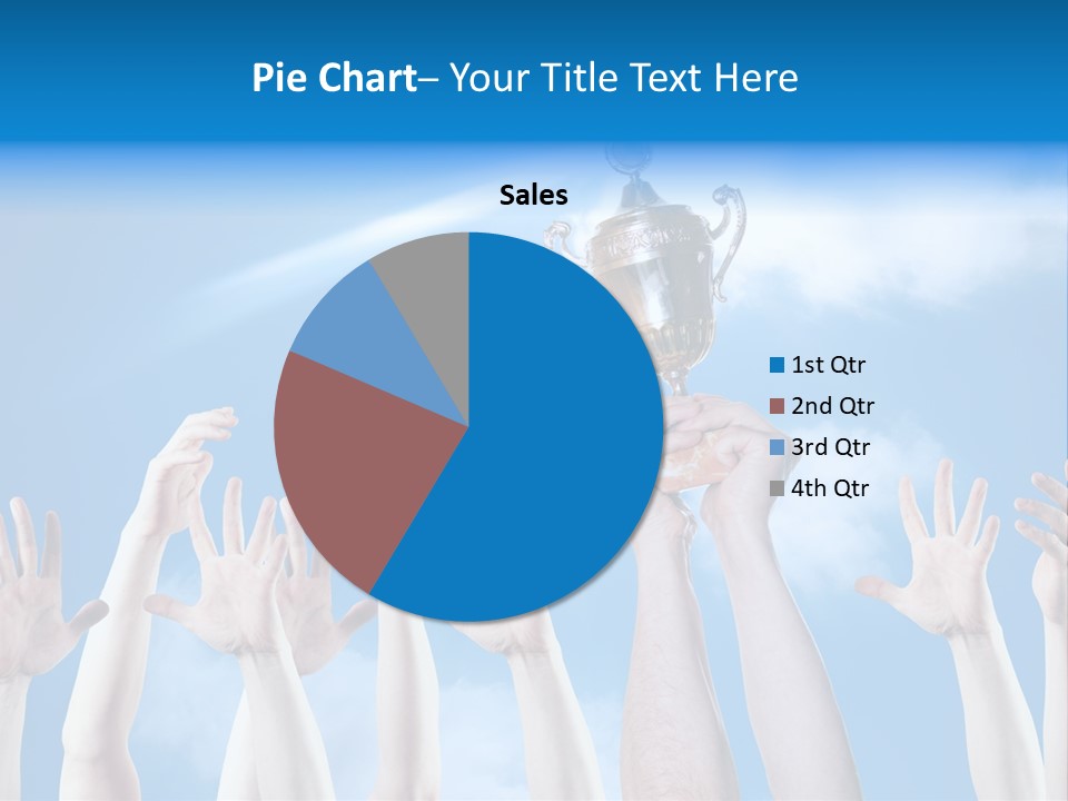 Goblet Perfection Trophy PowerPoint Template