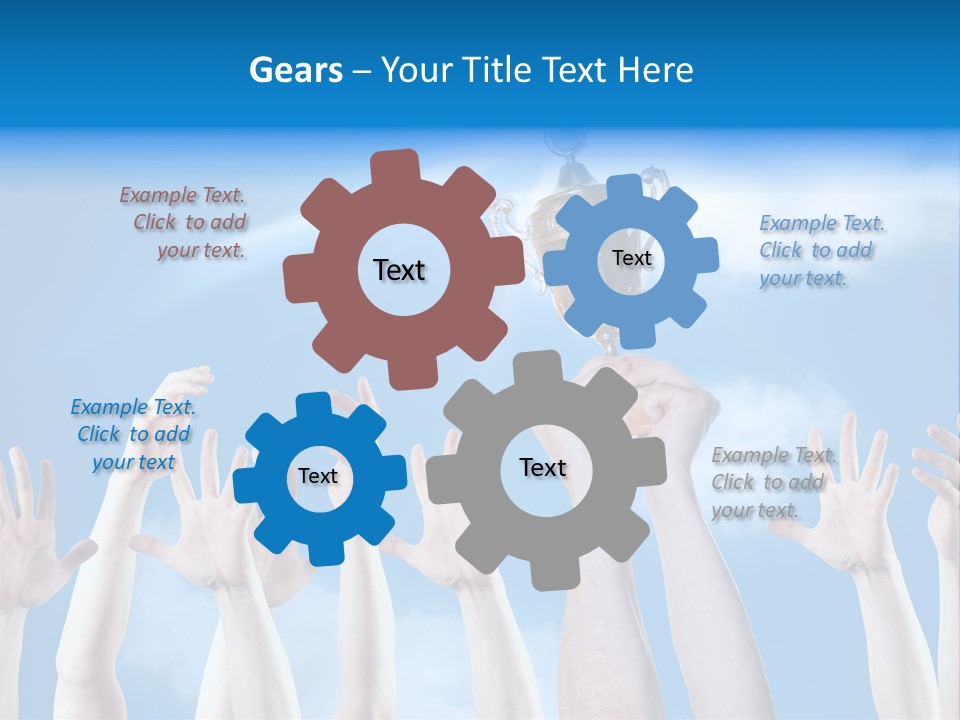 Goblet Perfection Trophy PowerPoint Template