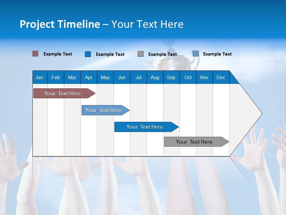Goblet Perfection Trophy PowerPoint Template