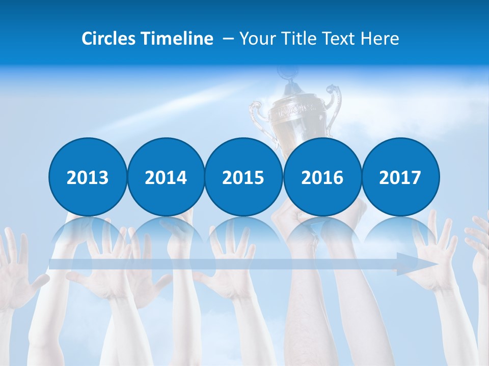 Goblet Perfection Trophy PowerPoint Template