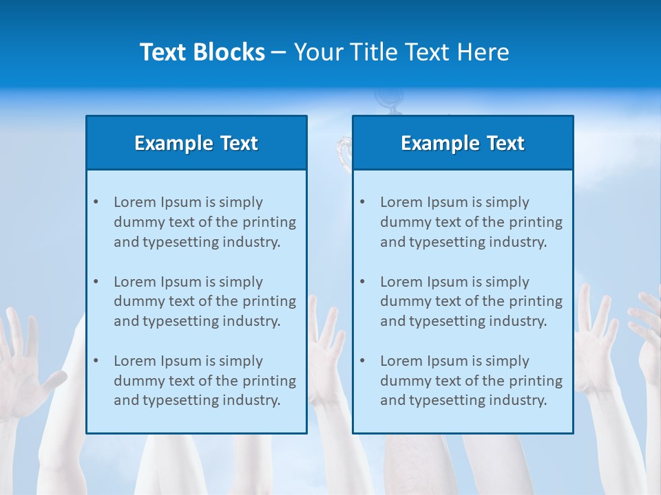 Goblet Perfection Trophy PowerPoint Template