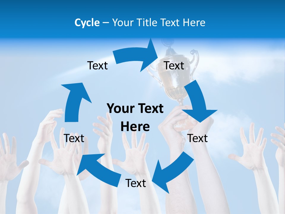 Goblet Perfection Trophy PowerPoint Template