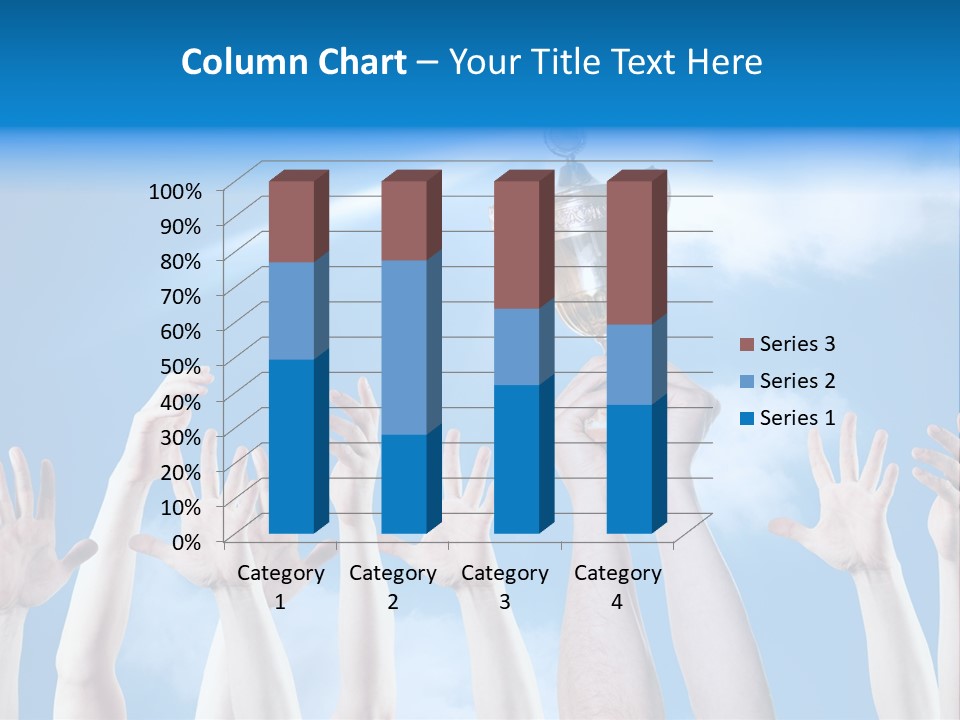 Goblet Perfection Trophy PowerPoint Template