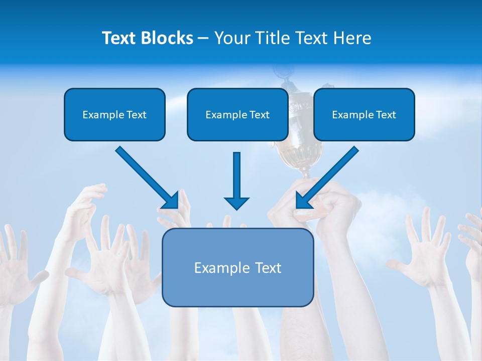 Goblet Perfection Trophy PowerPoint Template