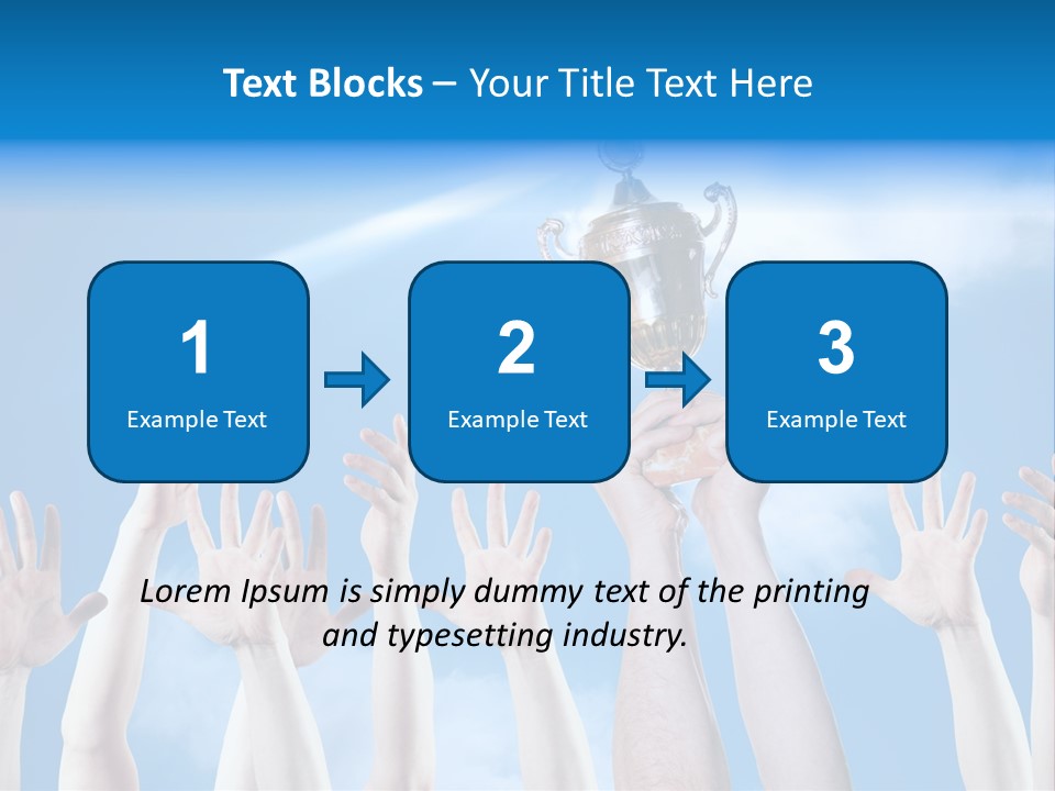 Goblet Perfection Trophy PowerPoint Template