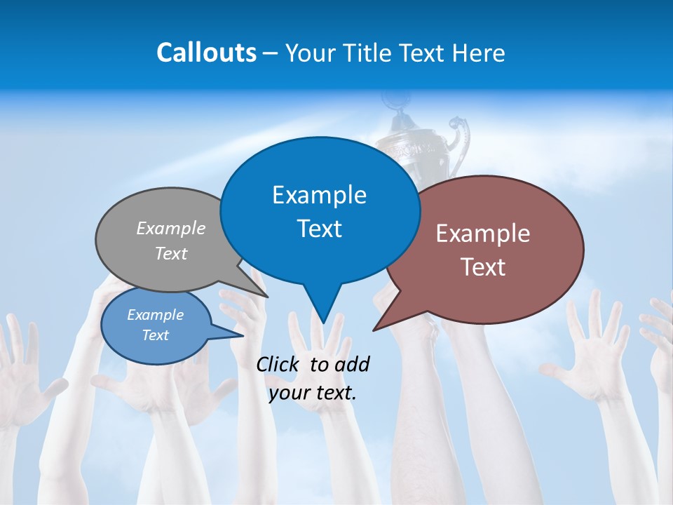 Goblet Perfection Trophy PowerPoint Template