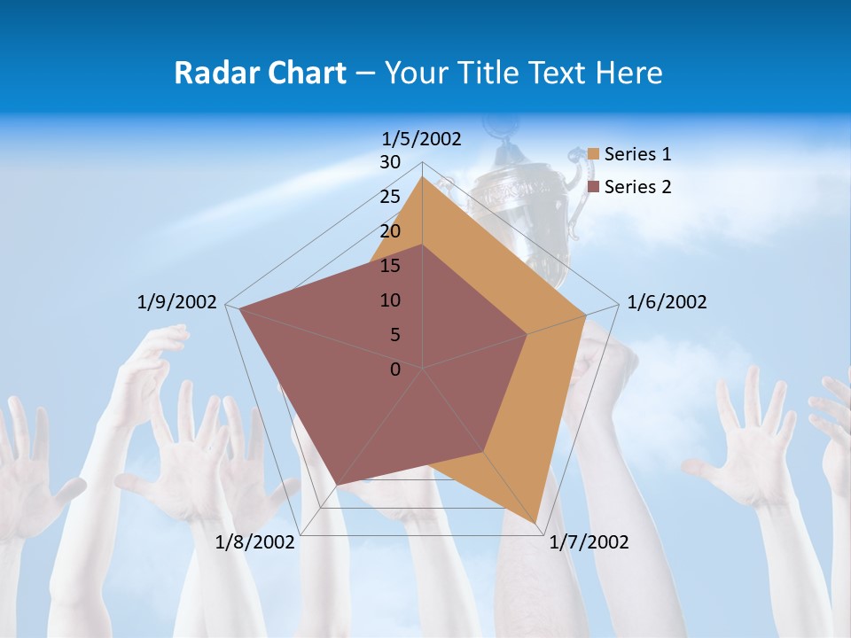 Goblet Perfection Trophy PowerPoint Template