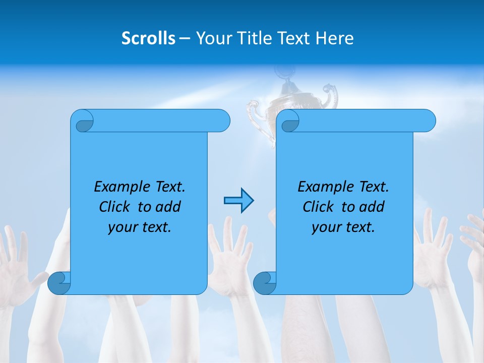 Goblet Perfection Trophy PowerPoint Template