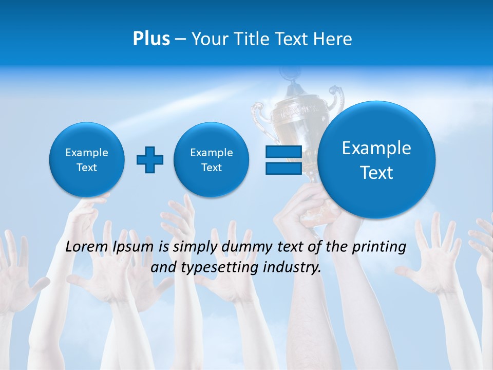 Goblet Perfection Trophy PowerPoint Template