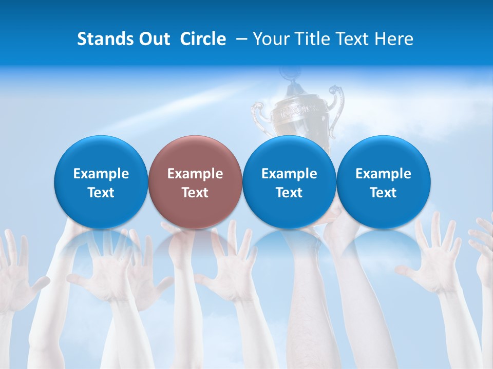 Goblet Perfection Trophy PowerPoint Template