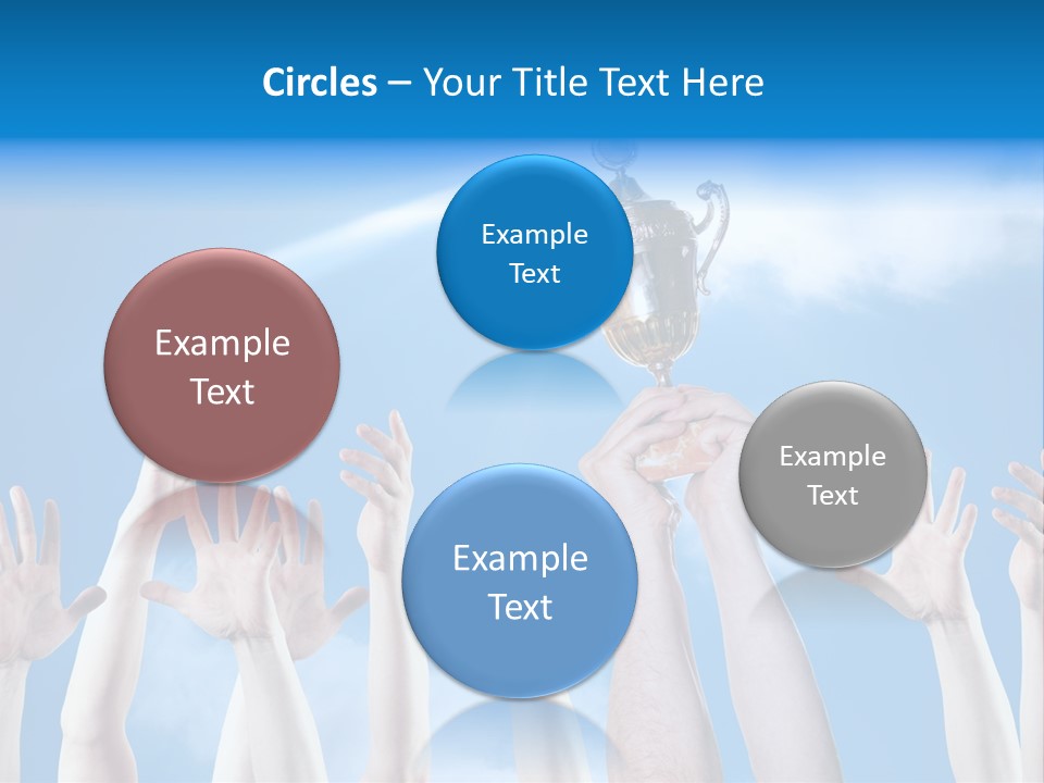 Goblet Perfection Trophy PowerPoint Template