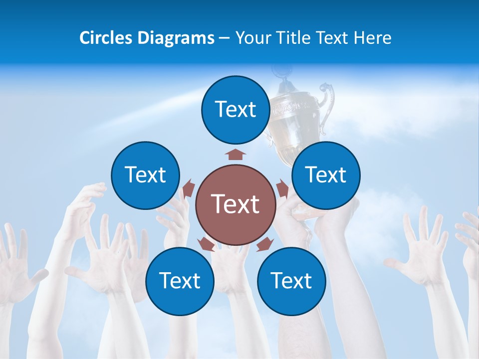 Goblet Perfection Trophy PowerPoint Template