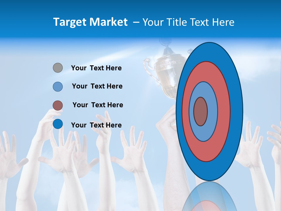 Goblet Perfection Trophy PowerPoint Template