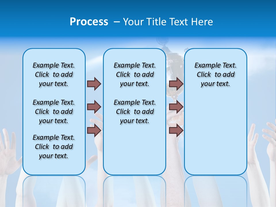 Goblet Perfection Trophy PowerPoint Template