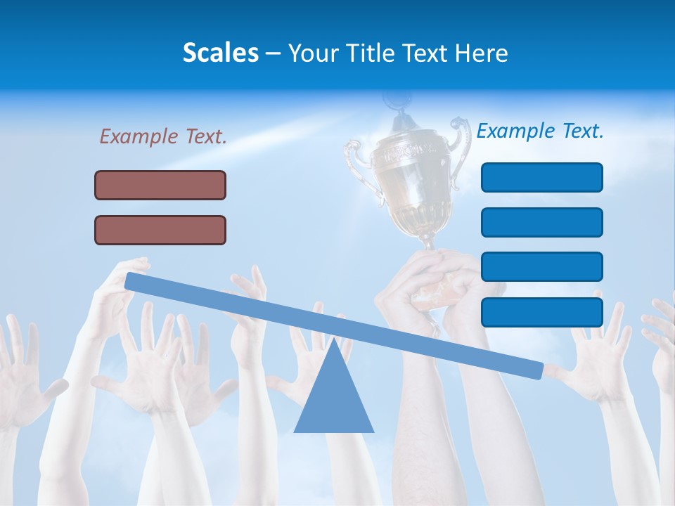 Goblet Perfection Trophy PowerPoint Template