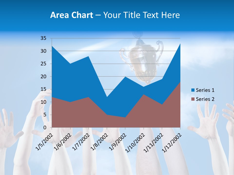 Goblet Perfection Trophy PowerPoint Template