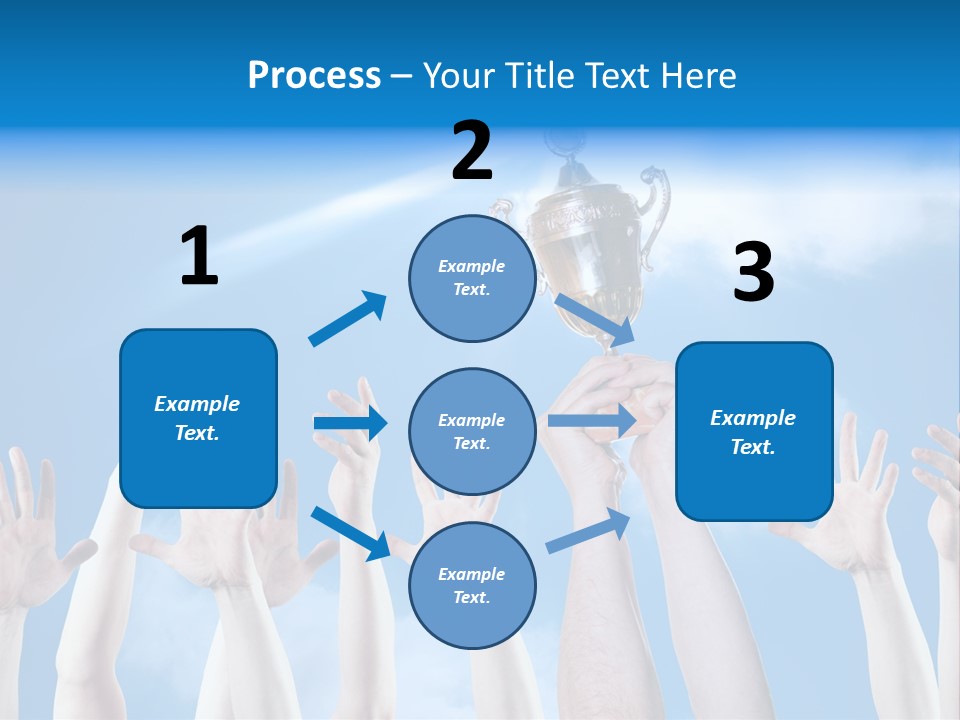 Goblet Perfection Trophy PowerPoint Template