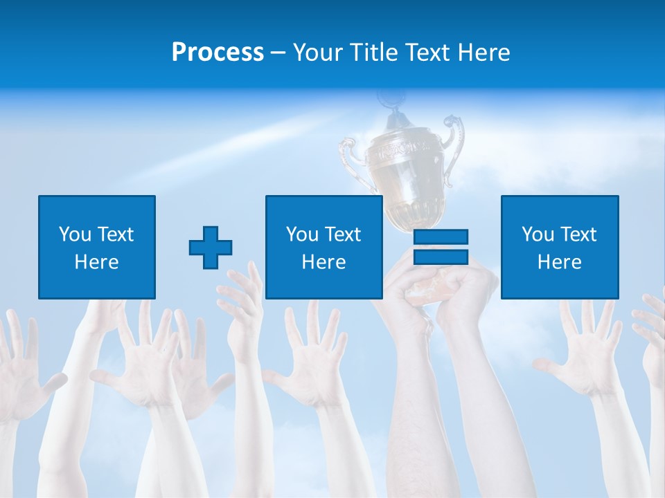 Goblet Perfection Trophy PowerPoint Template