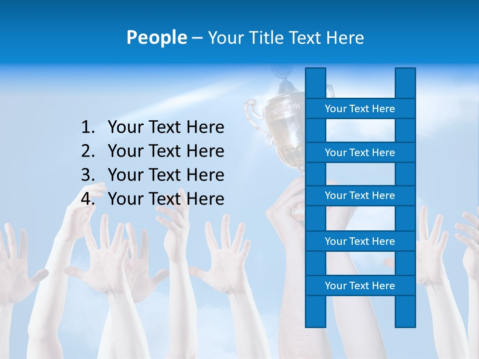 Goblet Perfection Trophy PowerPoint Template