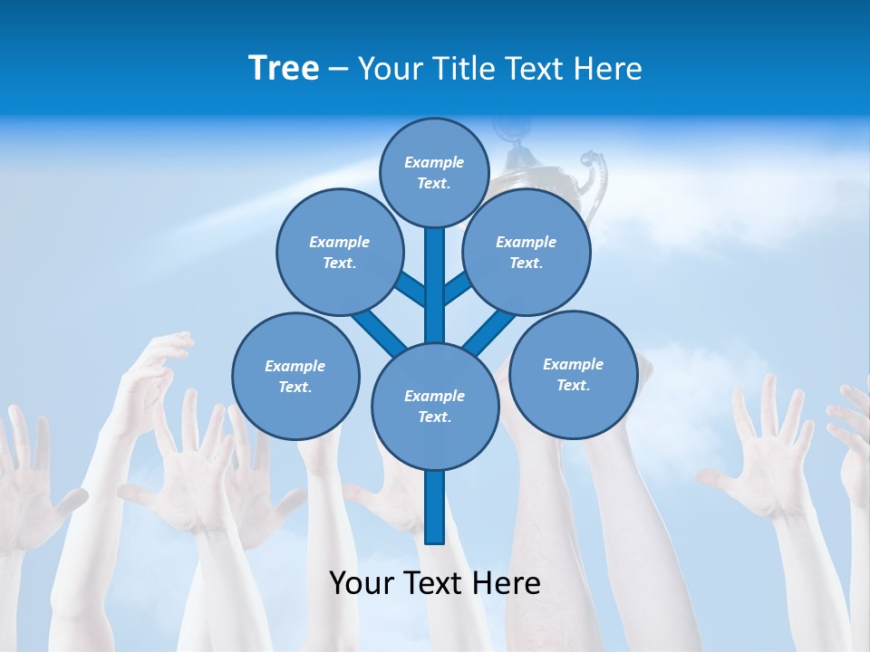 Goblet Perfection Trophy PowerPoint Template