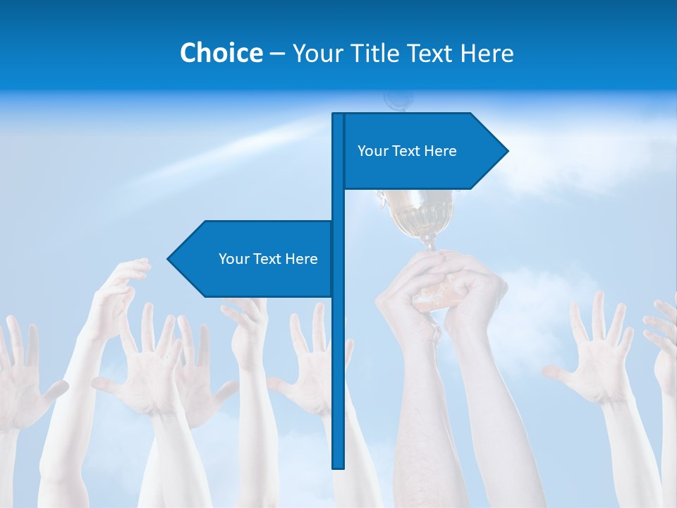 Goblet Perfection Trophy PowerPoint Template