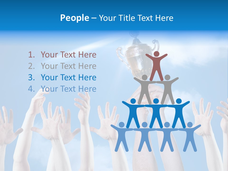 Goblet Perfection Trophy PowerPoint Template