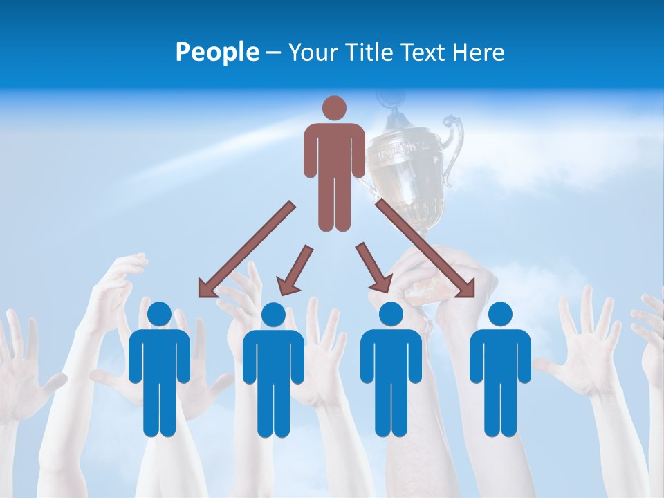 Goblet Perfection Trophy PowerPoint Template